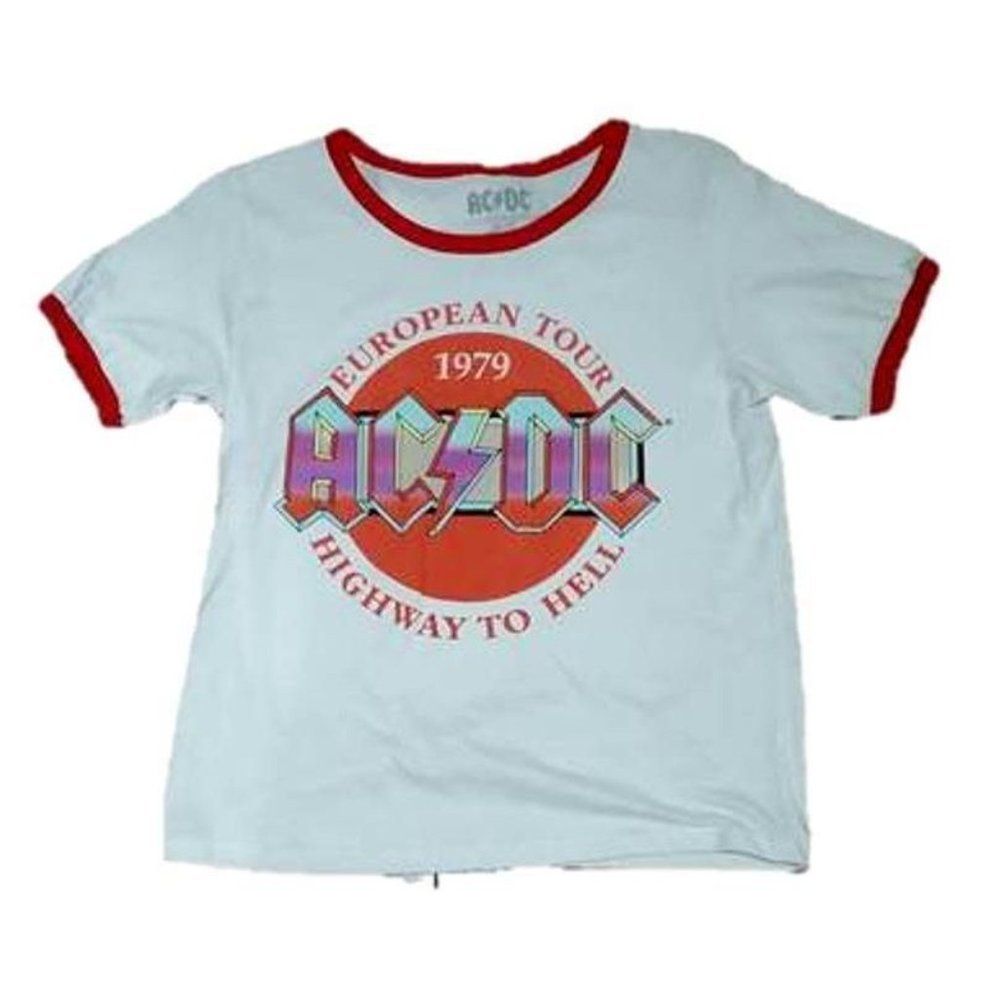 ACDC European Tour 1979 Highway  To Hell T-SHIRT Cotton ( XL )